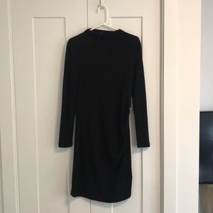Black sweater dress